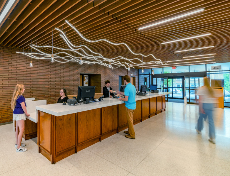 University City Library renovation by Bond Architects