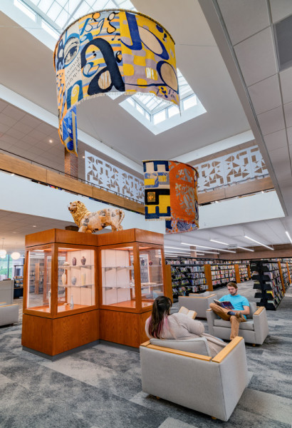 University City Library renovation by Bond Architects
