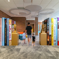 University City Library renovation by Bond Architects