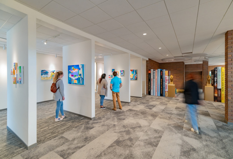 University City Library renovation by Bond Architects