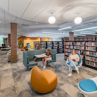 University City Library renovation by Bond Architects