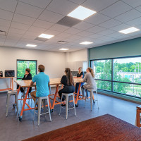University City Library renovation by Bond Architects