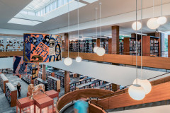 University City Library renovation by Bond Architects